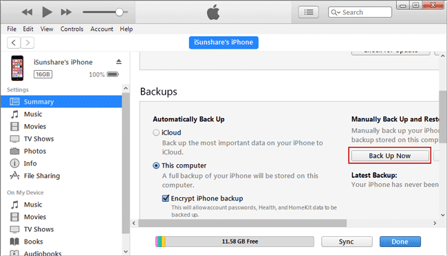 external backup for parallels on mac